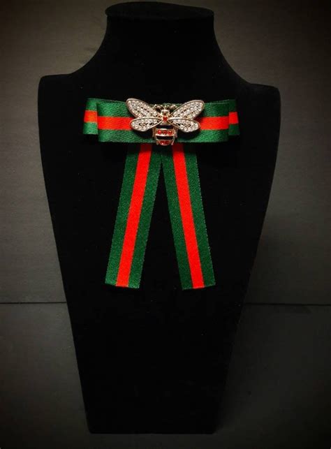 gucci bow ring|gucci bow tie brooch.